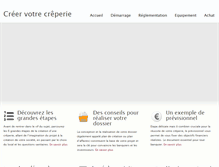 Tablet Screenshot of creervotrecreperie.fr